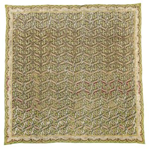 Panneau de broderie en soie de Bargello - Italian School